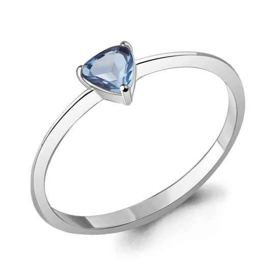 Серьги из серебра с топазами Swiss