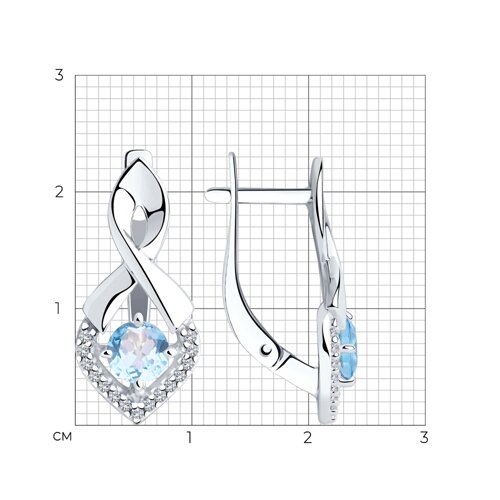 Серьги из серебра