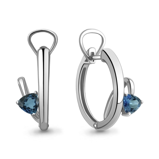 Кольцо из серебра c топазом London