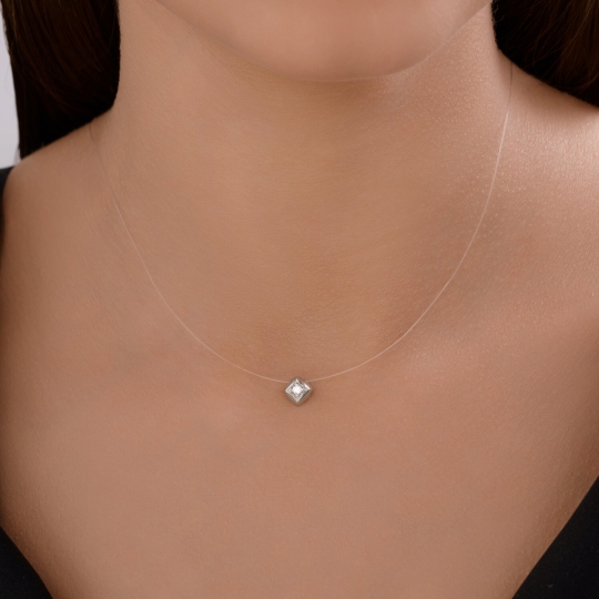 Колье из серебра