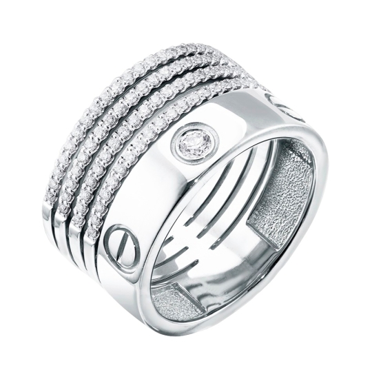 Кольцо из золота с бриллиантами