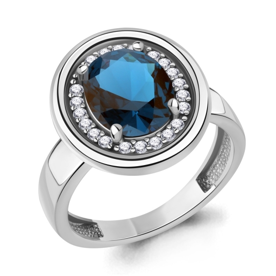 Кольцо-печатка из серебра с ониксом