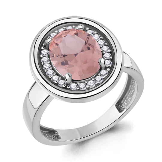 Кольцо из серебра с ювелирным кристаллом