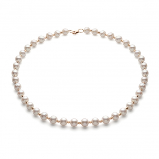 Бусы из золота с жемчугом