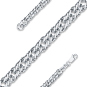 Цепь из белого золота плетения 