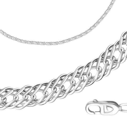 Цепь из золота плетения "Бисмарк" 