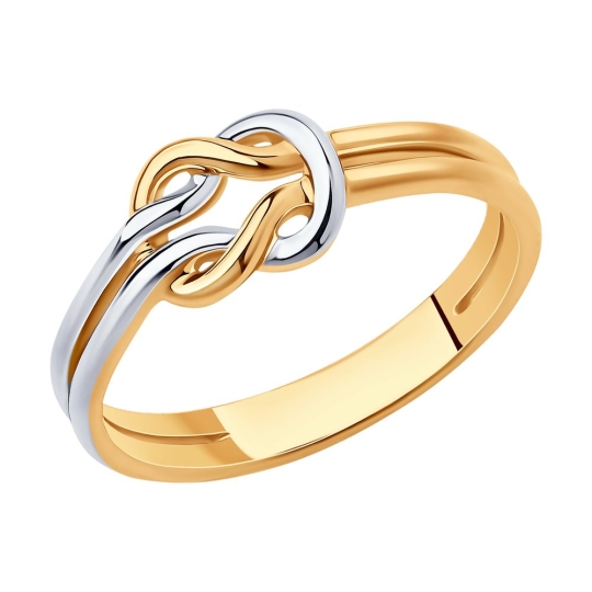 Кольцо из серебра с хризолитом и фианитами