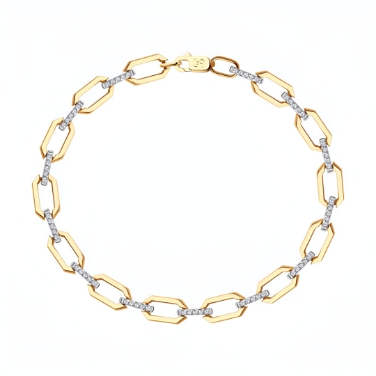 Браслет из белого золота