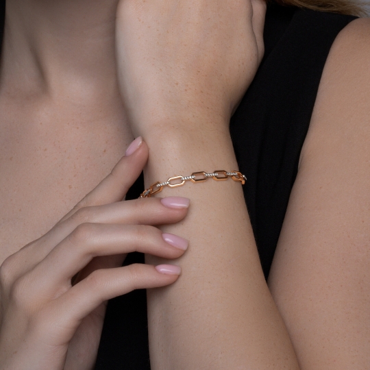 Браслет из белого золота