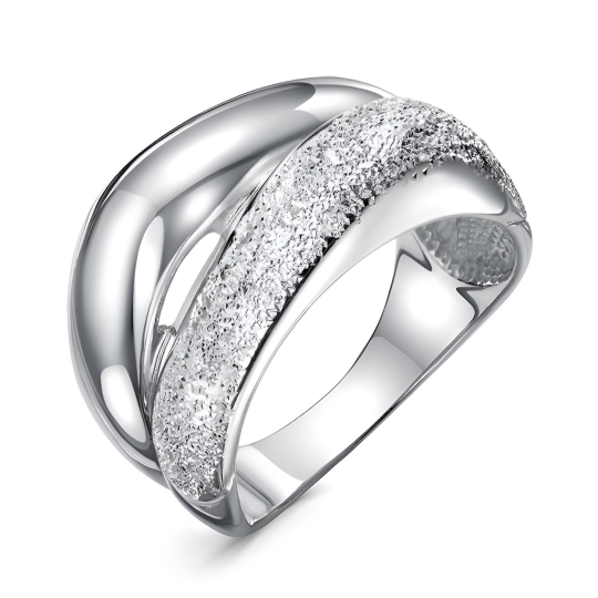 Кольцо из серебра с ювелирным кристаллом