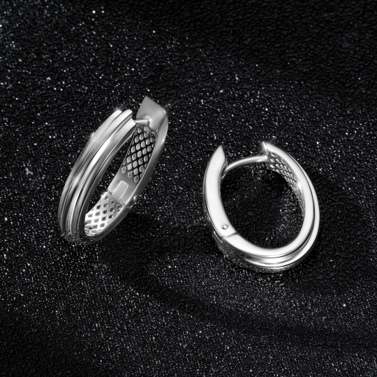 Серьги из серебра с позолотой и янтарем