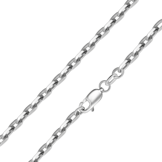 Браслет "красная нить" из серебра 