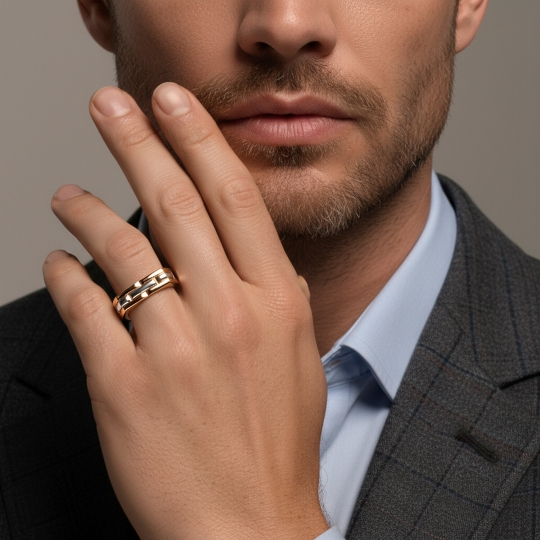 Кольцо из золота с фианитом