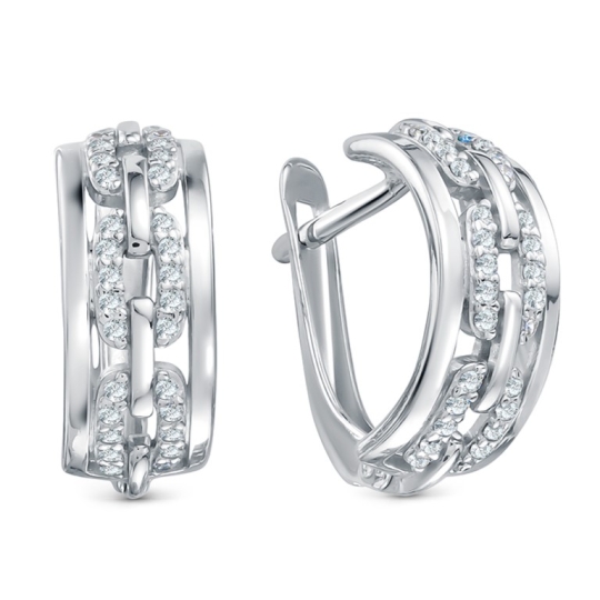 Серьги из серебра 