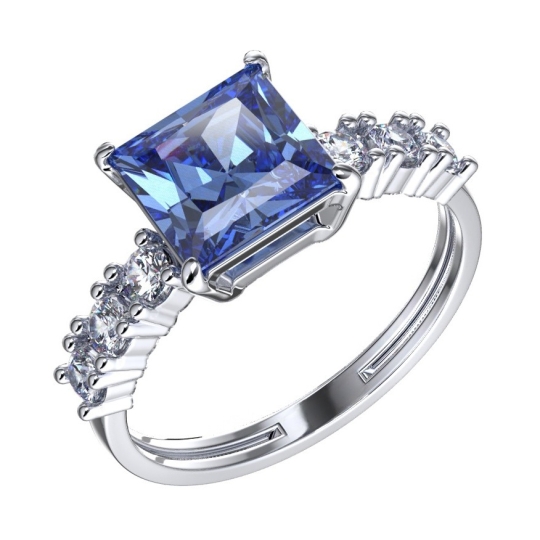 Кольцо-печатка из серебра с ониксом