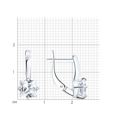 Серьги из серебра