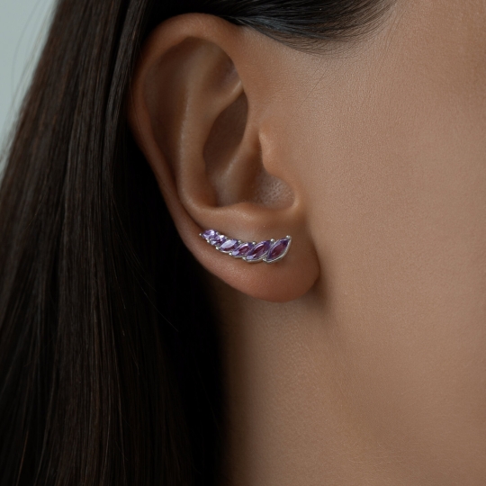 Серьги из серебра