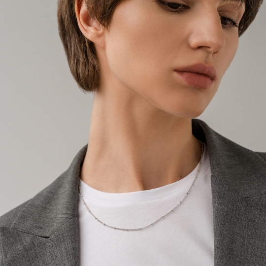 Цепь из золота плетения "Бисмарк" 