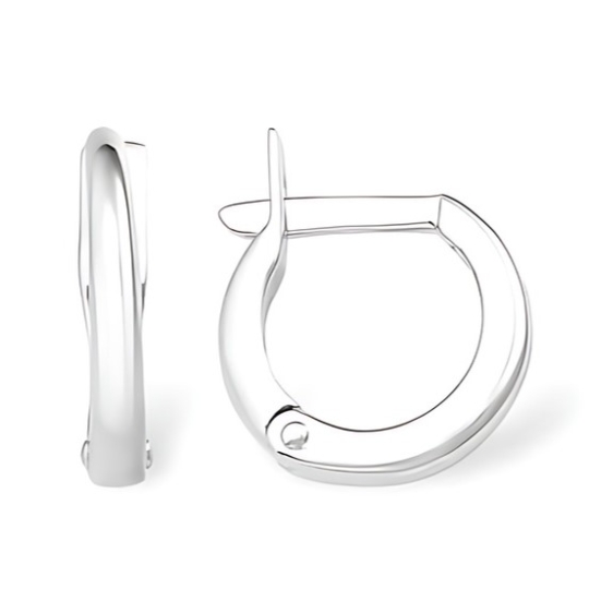 Серьги из серебра с турмалинами и фианитами