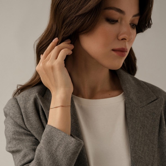 Браслет из лимонного золота