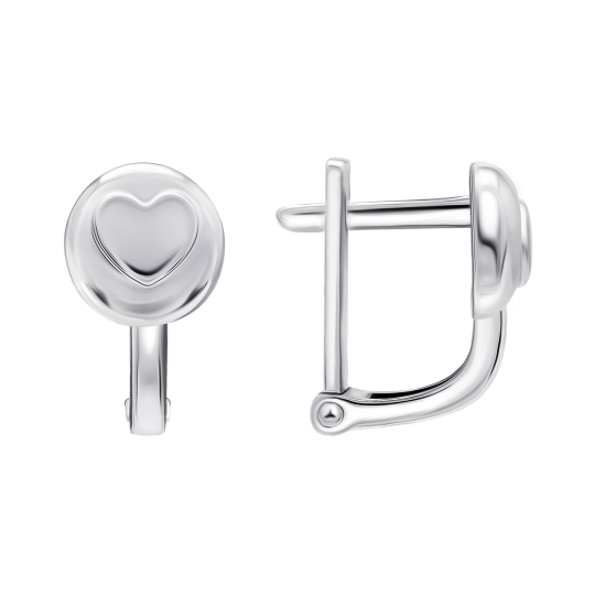 Серьги из серебра с ювелирными кристаллами Топаз London