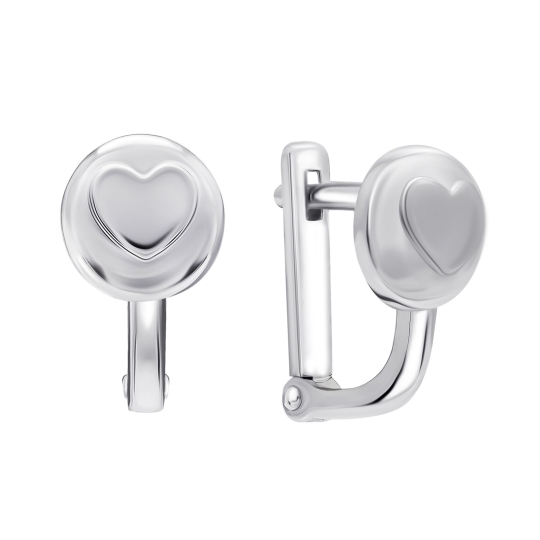 Серьги из серебра с ювелирными кристаллами Топаз London