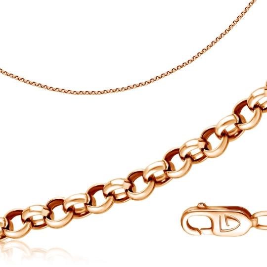 Цепь из золота плетения "Двойной ромб" 