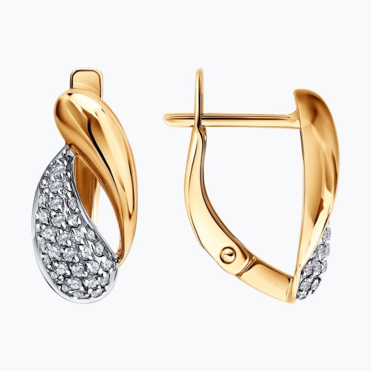 Подвеска из золота с фианитами