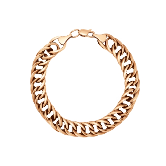 Браслет из лимонного золота с фианитами