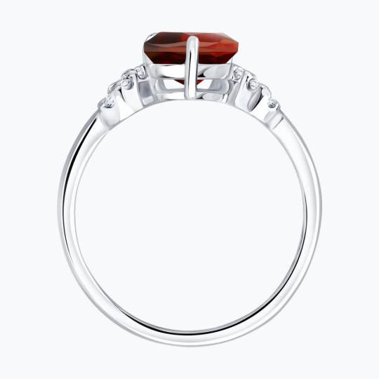 Кольцо из серебра с эмалью