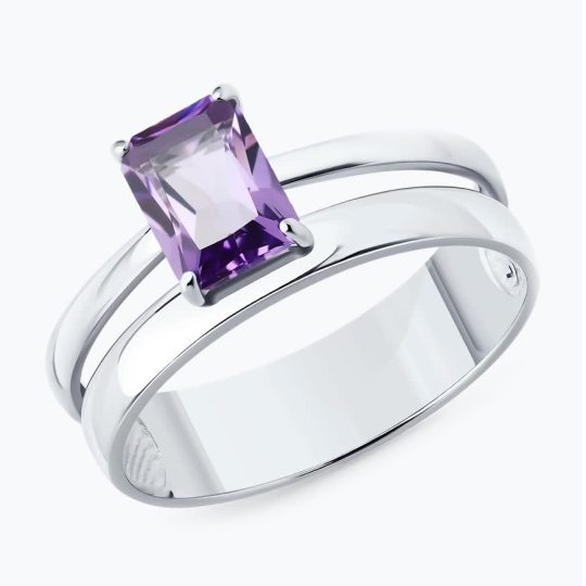 Кольцо из серебра с опалом