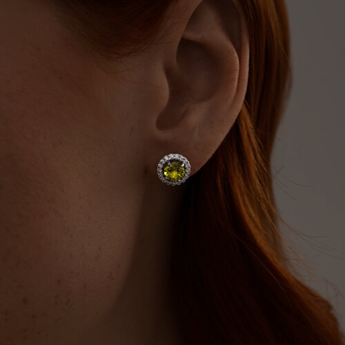 Серьги-продевки из серебра 