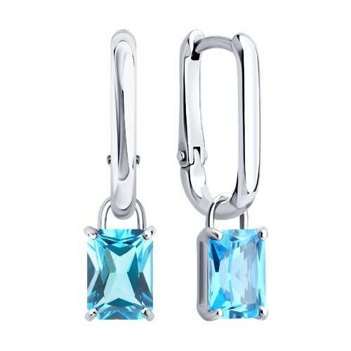 Кольцо из серебра с топазом