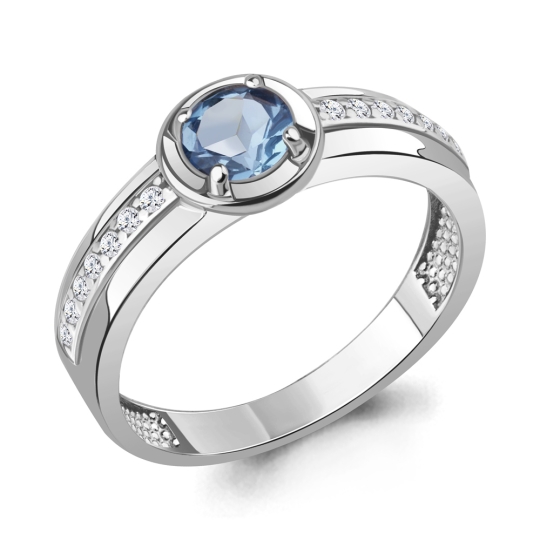 Кольцо из серебра с жемчугом