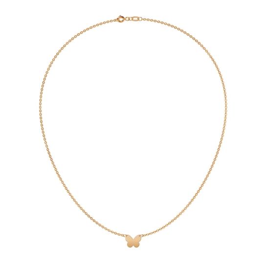 Колье из золота с черными фианитами