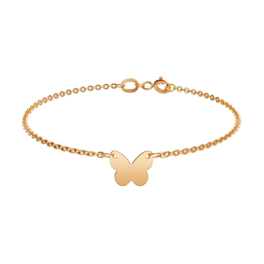 Колье из золота "Бабочка"