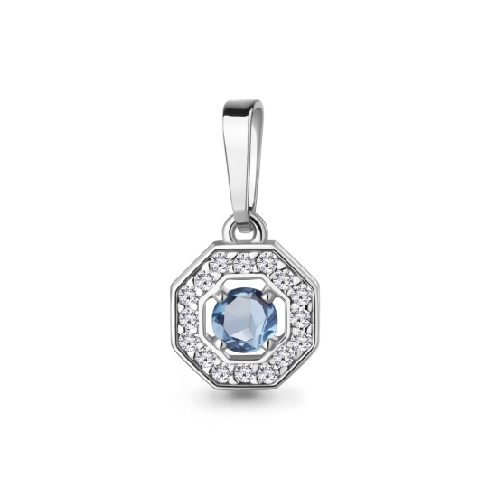 Подвеска из серебра с эмалью