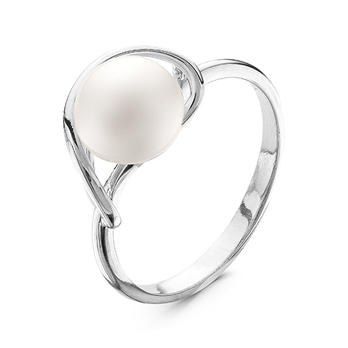 Серьги из серебра с жемчугом