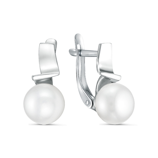 Кольцо из серебра с жемчугом