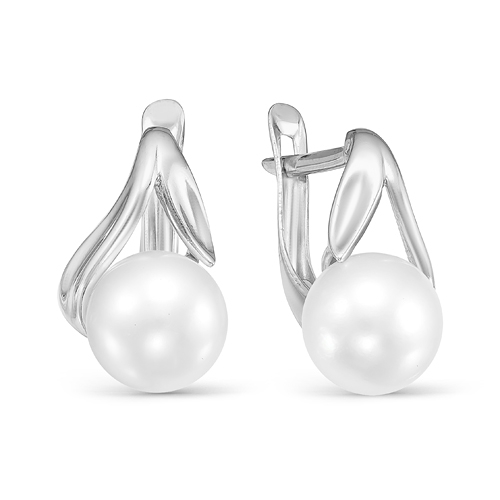 Кольцо из серебра с жемчугом