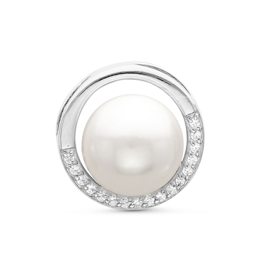 Кулон из серебра с фианитом