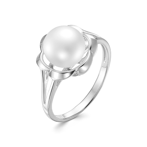 Серьги из серебра с жемчугом