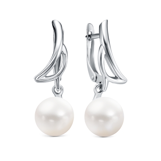 Кольцо из серебра с жемчугом