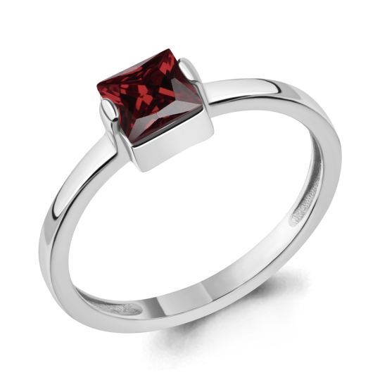 Подвеска из серебра с гранатом