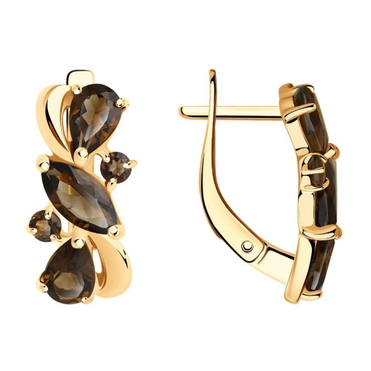 Серьга-кафф из серебра