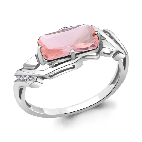 Кольцо из серебра с позолотой