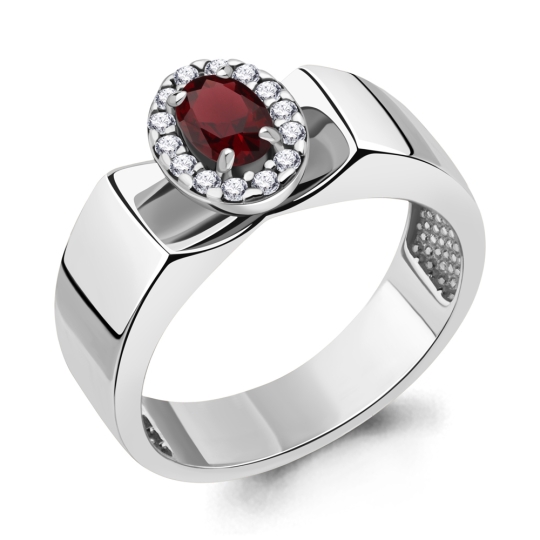 Кольцо из серебра с перламутром