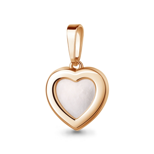 Подвеска из серебра с фианитами "Змея"