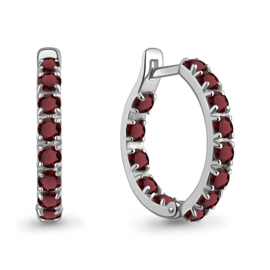 Серьга-кафф из серебра