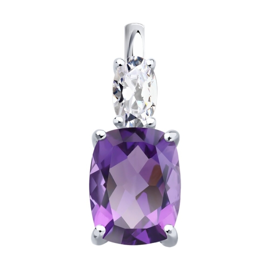 Подвеска из серебра "Мишка"